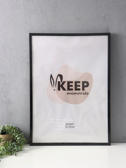 Фоторамка для фото 50×70 см Keep memories, Luminara, пластик, чёрный