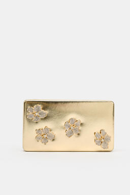 BOLSO CAJA APLIQUES / Oro - Zara фото 2