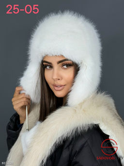 Зимняя меховая шапка для женщин