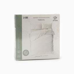 Постельное бельё Этель 2сп Tencel 180*210см, 220*245см, 50*70см-2шт, цвет белый фото 10