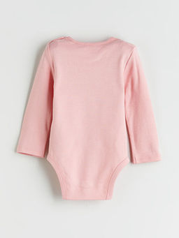 Bask?l? K?z Uzun Kollu Bebek ??t??tl? Body 2li