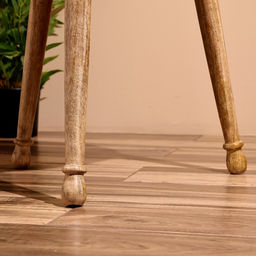 Столик кофейный, 45×45×50 см, манговое дерево, инкрустирован костью