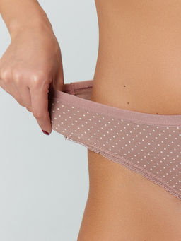 Трусы женские слипы мультипак (3 шт.) розовые в горошек - Mark formelle фото 6