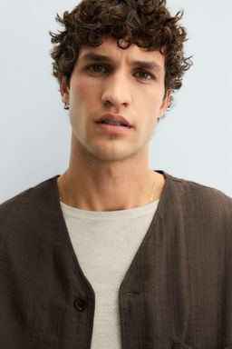 STRIPED JACQUARD SHIRT - Zara фото 5