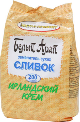 Белый Арап. Заменитель сливок. Ирландский крем 200 гр. мягкая упаковка