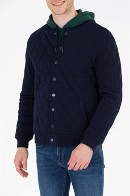 Мужской вязаный кардиган с каменным воротником-стойкой Неожиданная скидка в корзине - U.s. polo assn фото 6