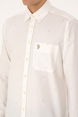 Erkek Krem Uzun Kollu G_mlek - U.s. polo assn фото 7