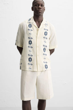 CONTRAST JACQUARD SHIRT - Zara фото 16