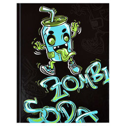 Дневник школьный 5-11 класс арт. 60102 ЗОМБО БАНКА / твёрдый переплёт, А5+, 48 л., тиснение фольгой,