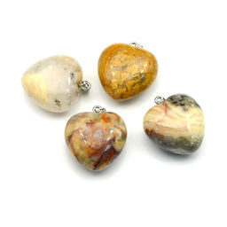 Кулон Сердце 25*25мм из яшмы перепелиной - Радуга камня фото 10