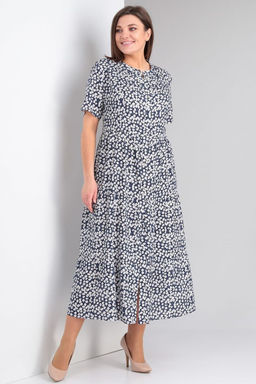 Белорусское платье-рубашка из хлопка летнее - Almond фото 17