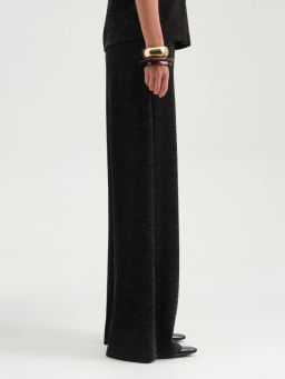 Прямые трикотажные брюки # Новый год