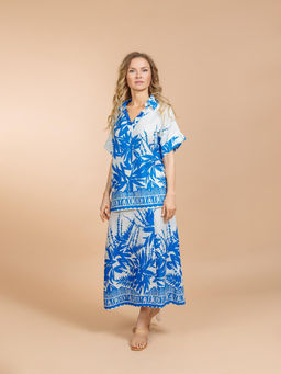 Костюм юбка и блузка (вискоза,лен) №25-209-2 (Лето-2025) - Ганг фото 3