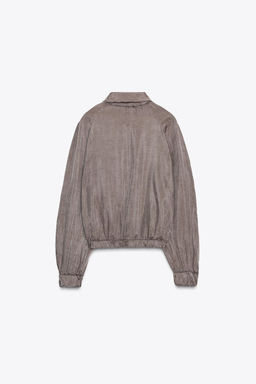 ZW COLLECTION FLOWY BOMBER JACKET - Zara фото 8