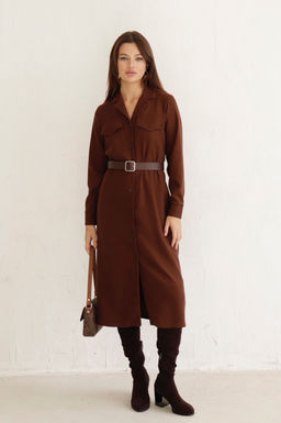 Платье-рубашка с английским воротником - Martichelli фото 184