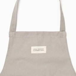 Фартук Доляна Душевная кухня цв.серый 60х70см, рогожка, 100% х/л  фото 2