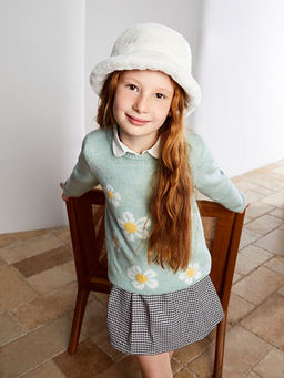 Pel?? K?z ?ocuk Bucket ?apka