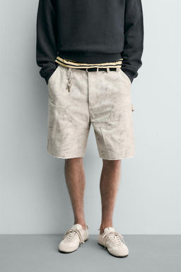 BERMUDA RELAXED FIT BOLSILLO CARPINTERO / Marr?n - Zara фото 2