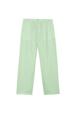 PANTAL?N RELAXED FIT 100% LINO / Verde agua - Zara фото 3