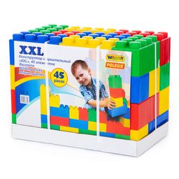 Конструктор строительный XXL, 45 элементов - Полесье фото 7