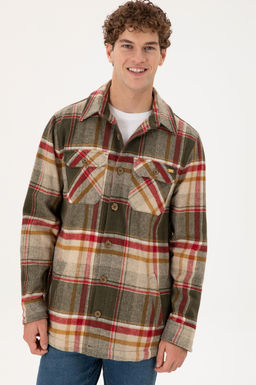 Мужская куртка цвета хаки Неожиданная скидка в корзине - U.s. polo assn фото 3