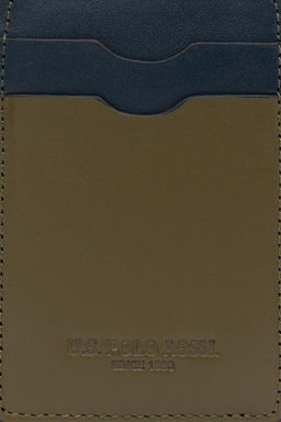 U. S. Polo Assn Мужской визитница цвета хаки - U.s. polo assn фото 5