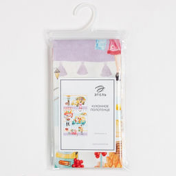 Полотенце Этель Food market 40х73 см, 100% хлопок, саржа 190 г/м2  фото 6