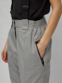 Горнолыжный костюм женский большого размера розового цвета 02272-1R