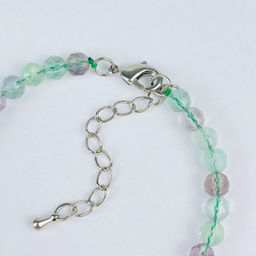 Браслет из Флюорита огранка 17,5 см + - Радуга самоцветов фото 5