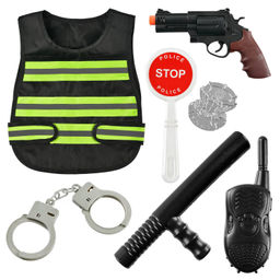 Игровой набор ABtoys Важная работа Полицейский с жилетом и аксессуарами фото 6