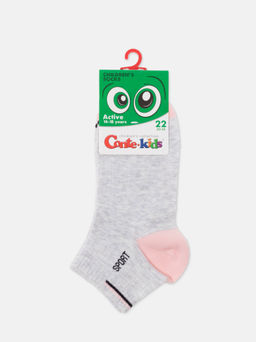 Цена за 2 пары CONTE-KIDS ACTIVE (короткие) Носки детские светло-серый