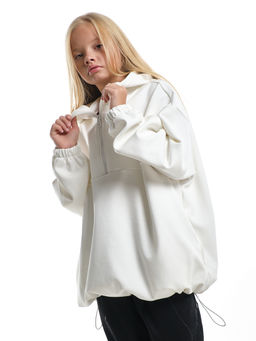 Худи оверсайз с капюшоном на молнии утепленное с карманом UD 8038 - Mini maxi фото 20