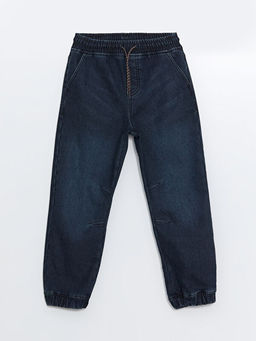 Beli Lastikli Polar Astarl? Erkek ?ocuk Jean Pantolon