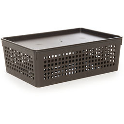 Корзина "TRAYMIX" с крышкой 3,7л 270*190*90 арт.С46280