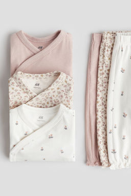 Conjunto de 3 bodies y 3 pantalones