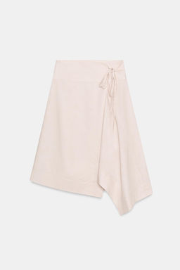 FALDA MIDI PAREO / Rosa claro - Zara фото 6