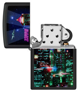 Зажигалка ZIPPO Кибергород | Cyber City 48506  фото 4