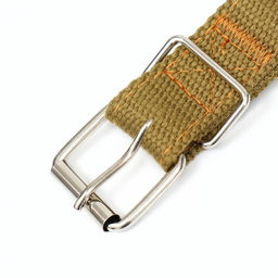 Ошейник брезентовый двухслойный, 58 х 2,5 см, песочный - Пижон фото 5