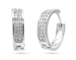 Серьги из серебра куб.циркон., ЗК2100536