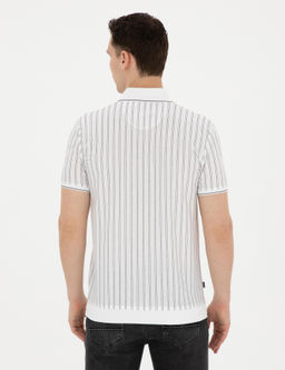 Beyaz Slim Fit Ti__rt