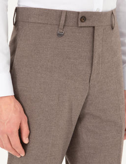 A__k Kahverengi Slim Fit Kuma_ Pantolon - Pierre cardin фото 5