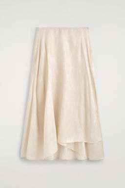 FALDA MIDI FLUIDA JACQUARD