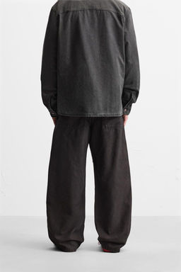 RELAXED FIT FADED TROUSERS - Zara фото 3