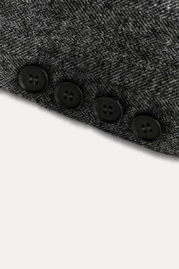 HERRINGBONE WOOL BLAZER ZW COLLECTION - Zara фото 11