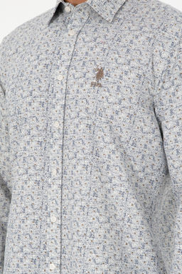 Мужская рубашка с длинным рукавом Stone - U.s. polo assn фото 7