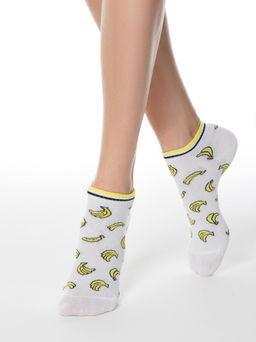 Цена за 2 пары Носки короткие Conte Elegant, белый