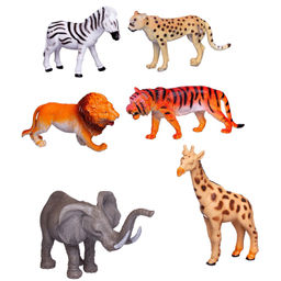 Игровой набор ABtoys Юный натуралист Фигурки диких животных, 6 штук