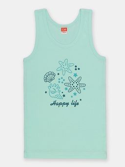 CRB wear/CSJG 20086-38 Майка для девочки,ментоловый/Ex.Cherubino