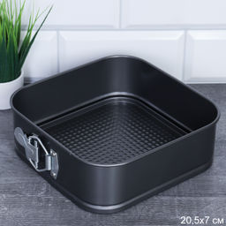 Форма для выпечки Кекса квадрат с клипсой 20х7 см / RSD-13 /