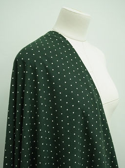 Теплый хлопок Мелкие звезды на т.пихтово-зеленом, ш.1.48м, хлопок-100%, 160гр/м.кв - Купава фото 5